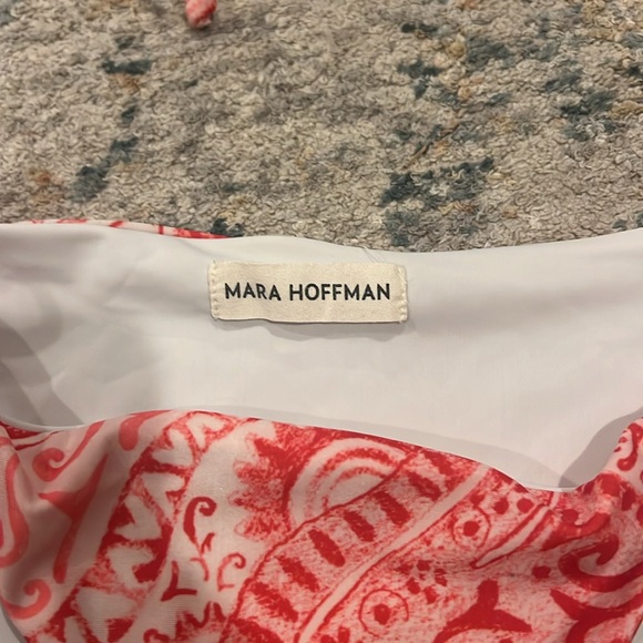 EUC Mara Hoffman Rae Bikini Top M + Lei Bikini Bottom L - Picture 4 of 7